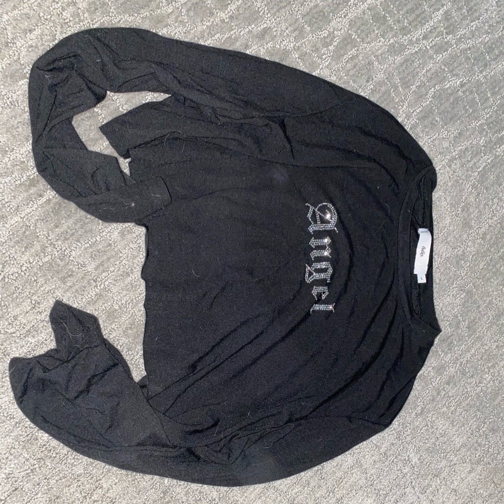 Adika cropped “angel” top